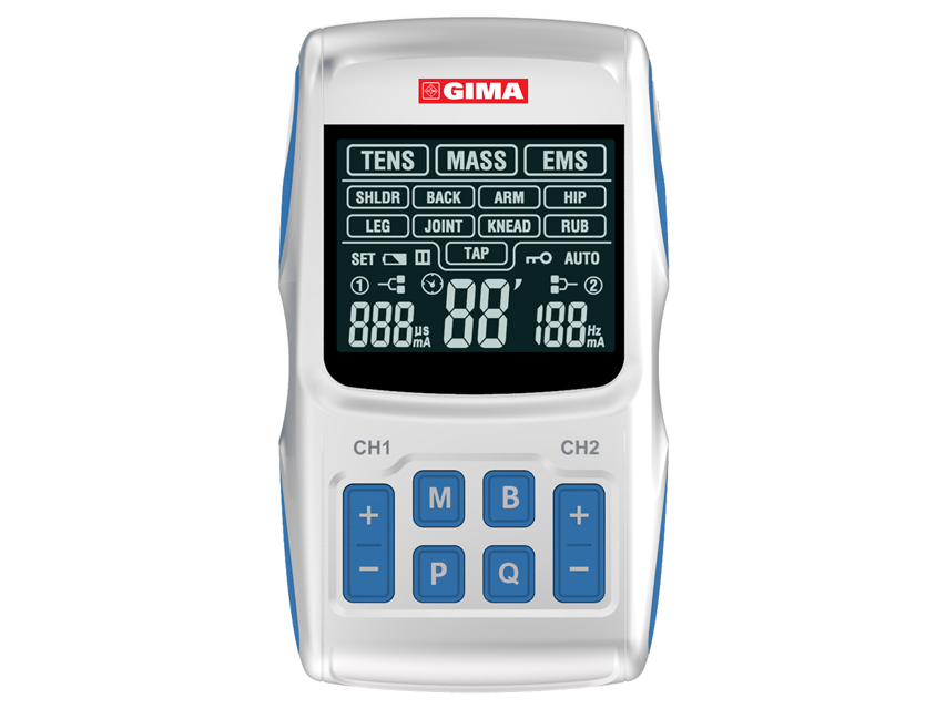 GIMA-CARE TENS - 2 canali - 36 programmi