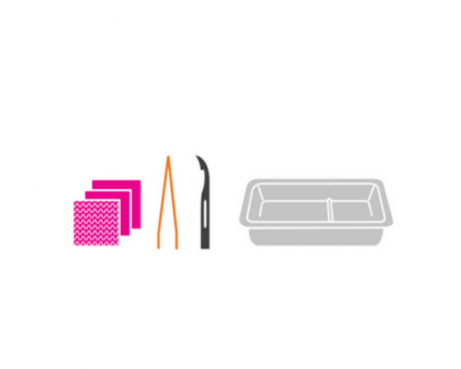 Kit rimozione suture con coltellino

