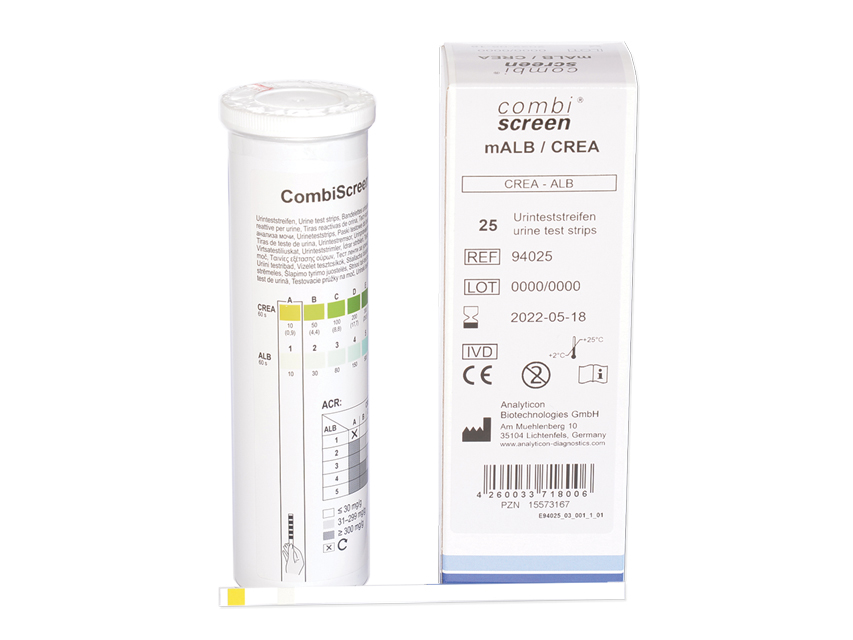 COMBI SCREEN mALB/CREA per microalbuminuria