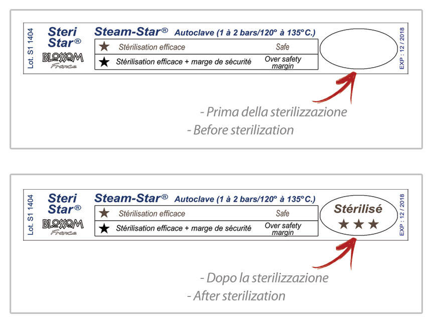 TEST AUTOCLAVE STEAM STAR