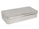 SCATOLA ACCIAIO INOX 30x15x6 cm