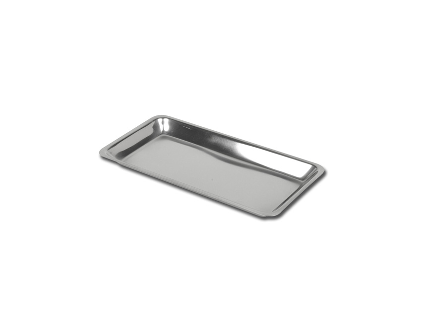 VASSOIO DENTALE ACCIAIO INOX 208x19x15 mm