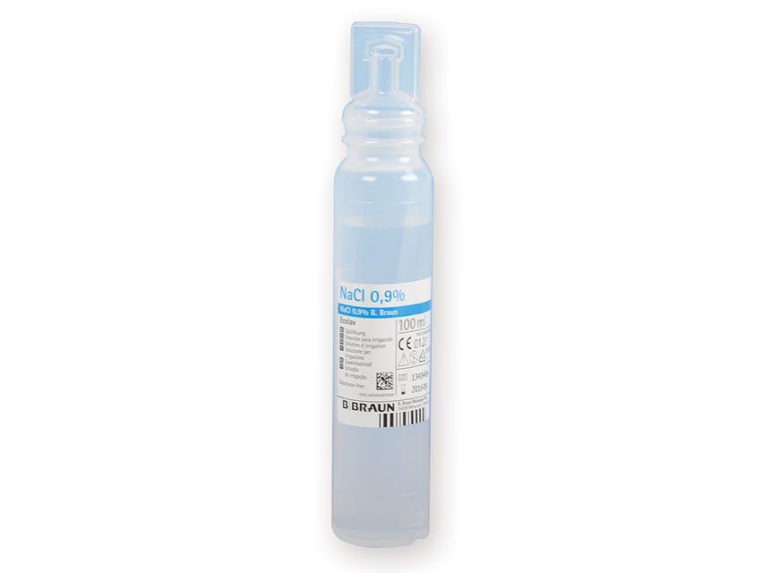 Soluzione fisiologica 0,9% sodio cloruro fl.plastica ml.100
