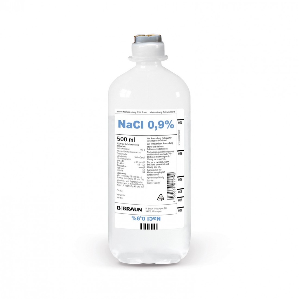 Sodio cloruro 0,9% ecoflacone Plus  500 ml
