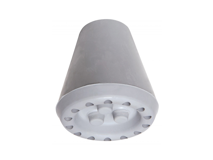 PUNTALI DI GOMMA tubo 19 mm, base 47 mm
