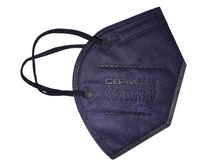 MASCHERINA FFP2 NR COMFYMASK - large - blu scuro