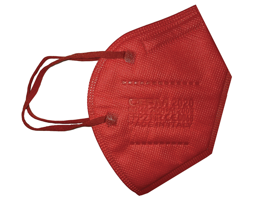 MASCHERINA FFP2 NR COMFYMASK - large - rossa