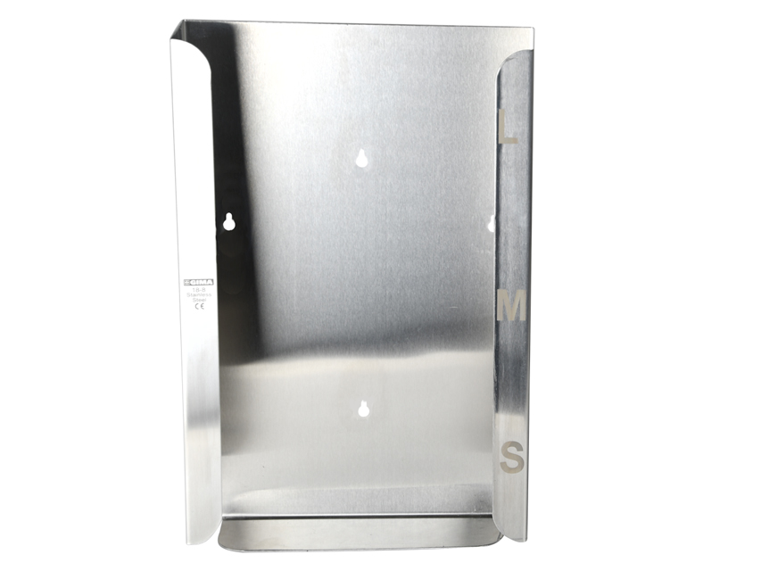 DISPENSER TRIPLO PER GUANTI - in acciaio INOX