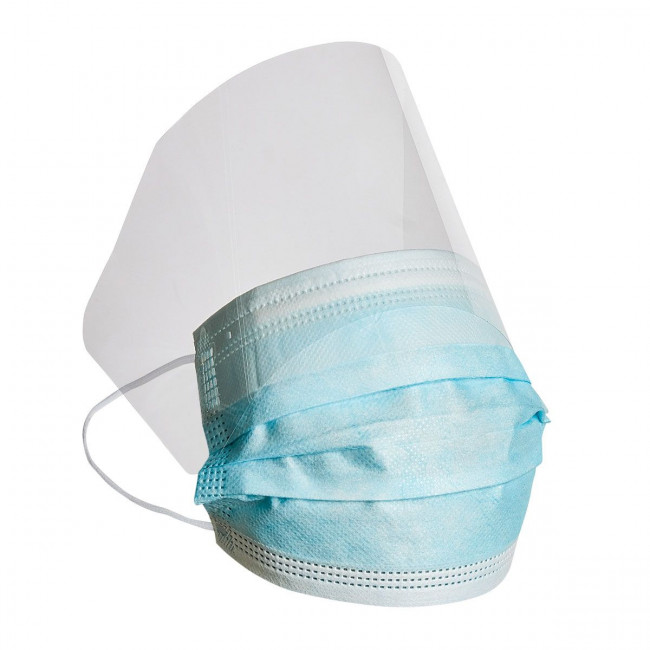 Mascherina + visiera paraschizzi