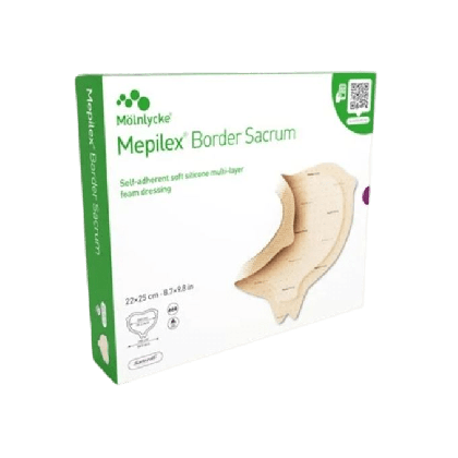 Mepilex Border Sacrum medicazione assorbente in schiuma di poliuretano 15 x 15cm
