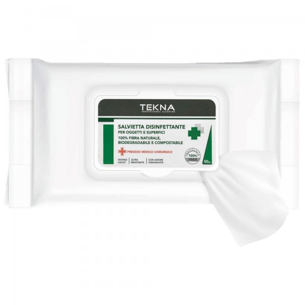 Salvietta disinfettante  per superfici TEKNA conf 50pz