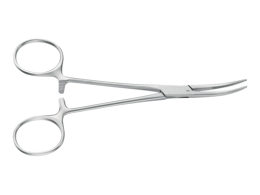 PINZA EMOSTATICA KELLY AESCULAP - curva - punte smusse - 14 cm - BH135R