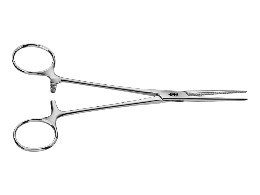 PINZA EMOSTATICA CRILE AESCULAP - retta - punte smusse - 16 cm - BH166R