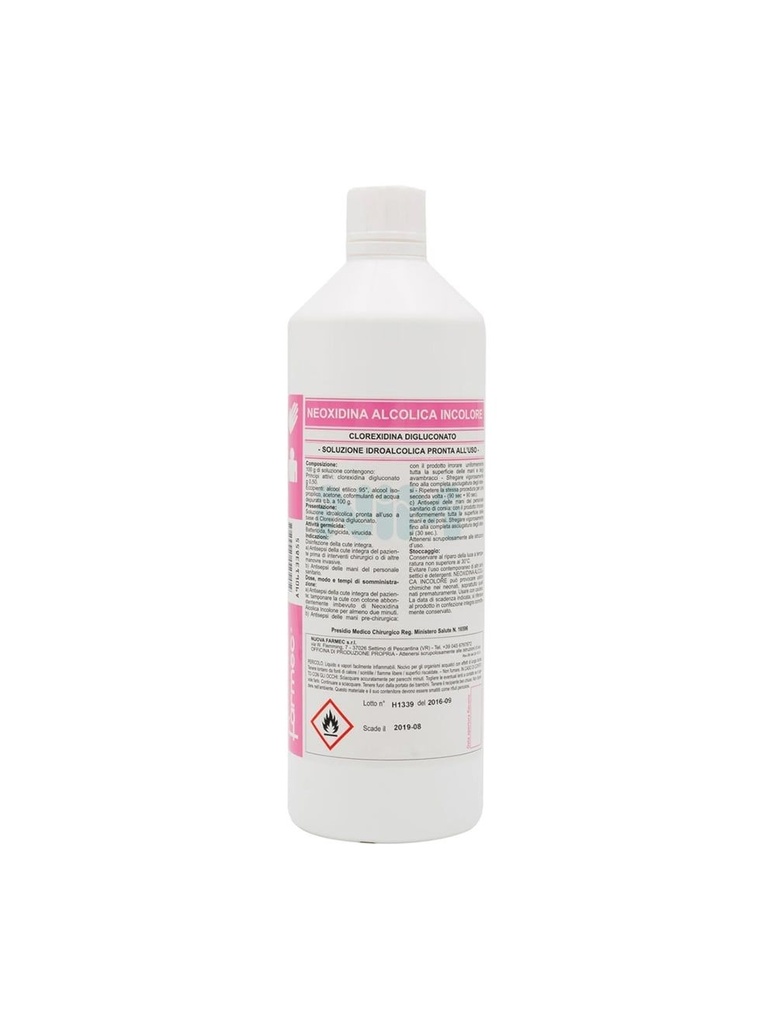Neoxidina alcolica incolore per cute integra 1 lt
