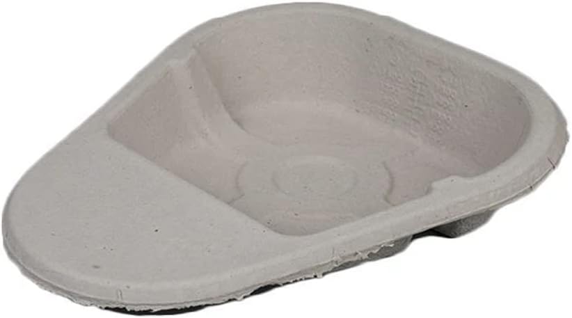 Padella monouso in polpa di cellulosa impermeabile
