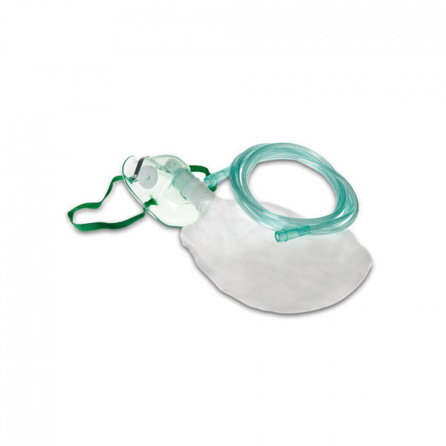 Maschera per ossigenoterapia con reservoire adulti