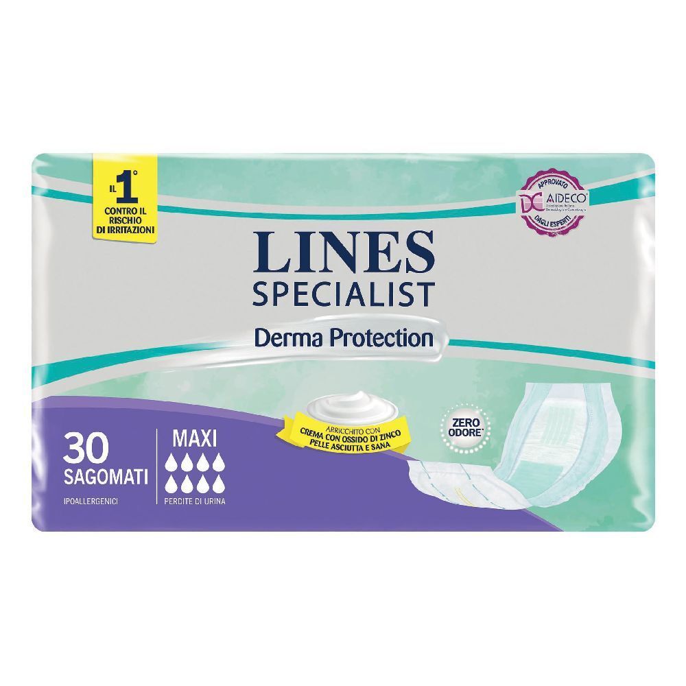 Pannolone sagomato trasp. Lines Derma Prot. Maxi TU
