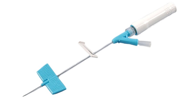 Saf T-Intima catetere ad y 2 vie 22 g blu
