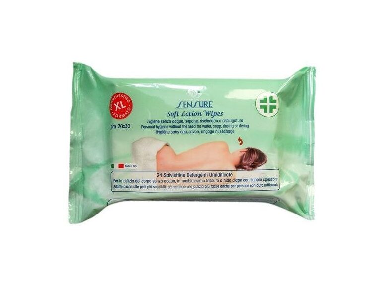 Salvietta soft lotion wipes 20 x 30 cm in busta