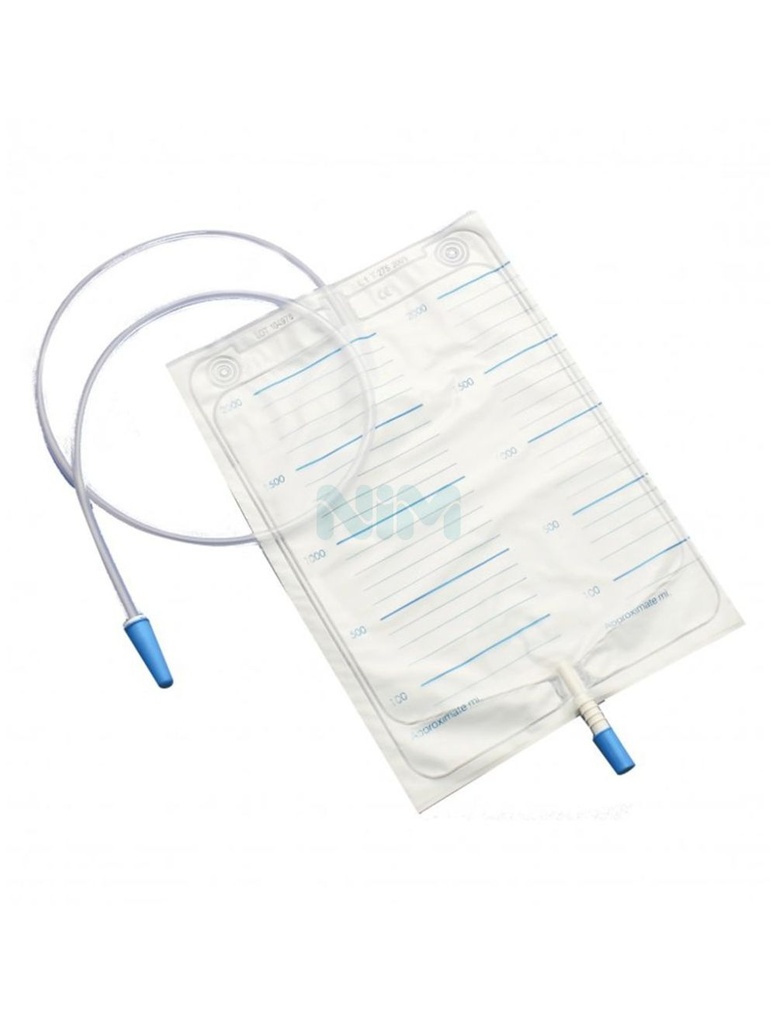 Sacca gambale con valv. antir. e rub. di sc. 750 ml tubo 10 cm (fust)
