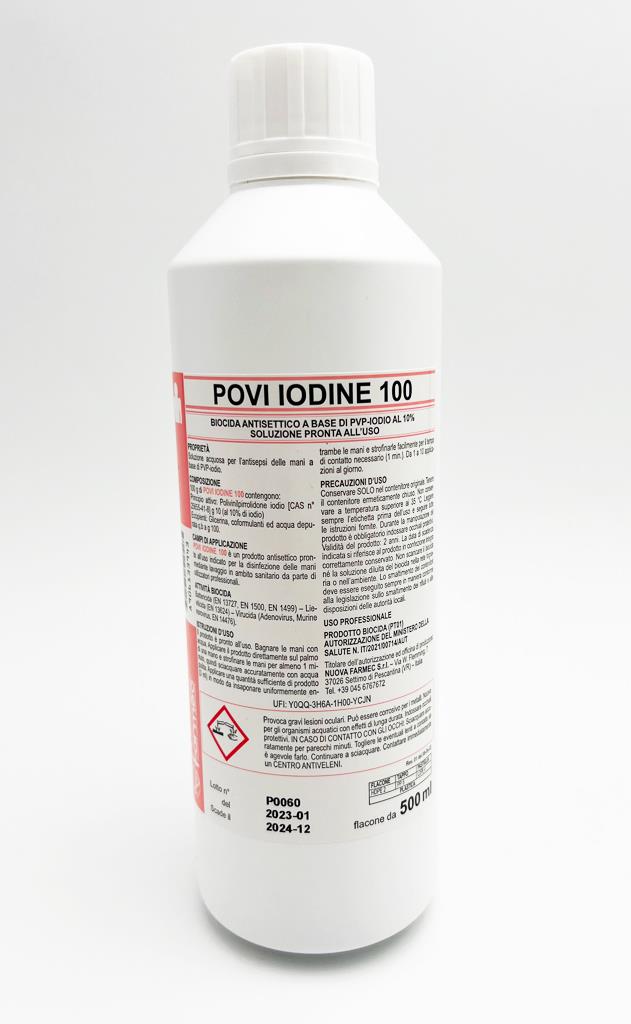Povi Iodine 100 per la disinfezione della cute 125 ml
