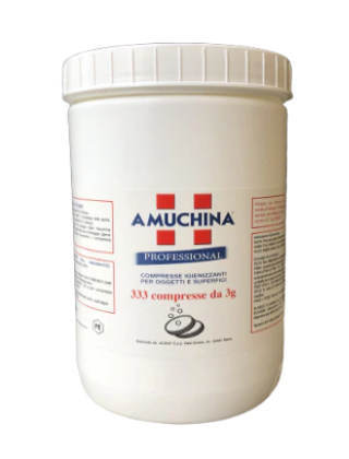 Pastiglie disinfettanti da 3,3 gr. (in barattolo da 1 kg)
