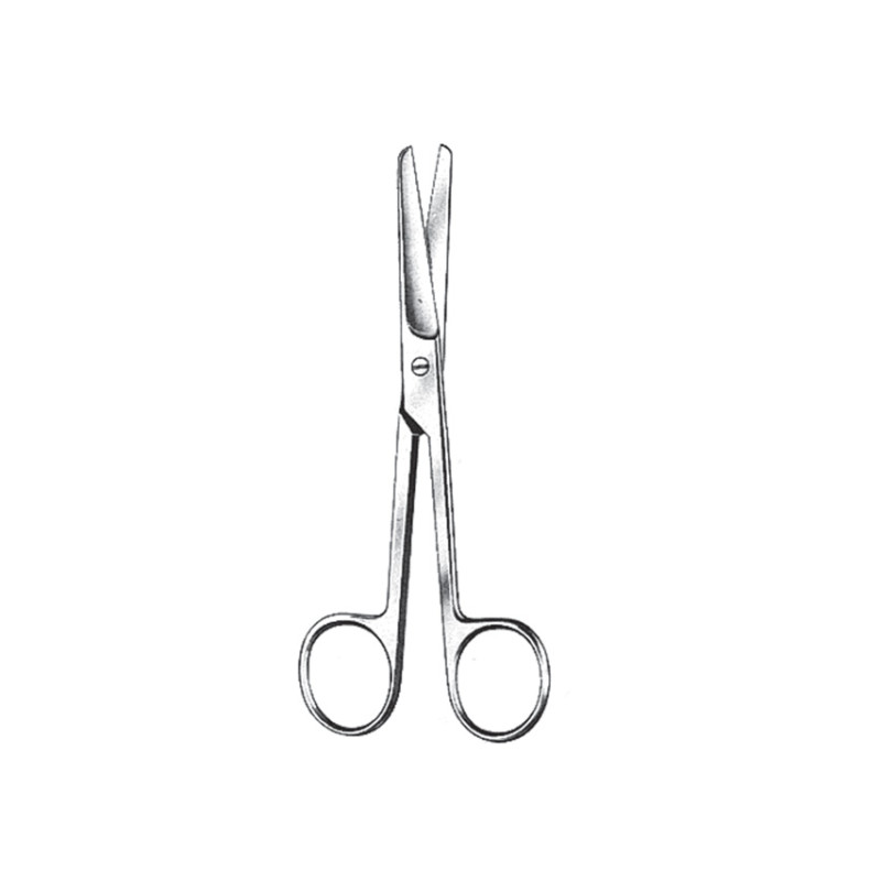 Forbici rette punte smusse 16 cm