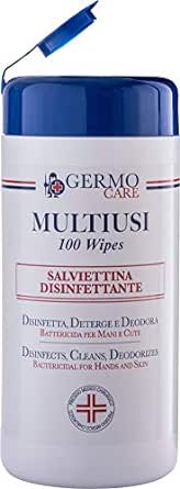 Salvietta disinfettante con alcool 15x20cm  PMC barattolo 50pz