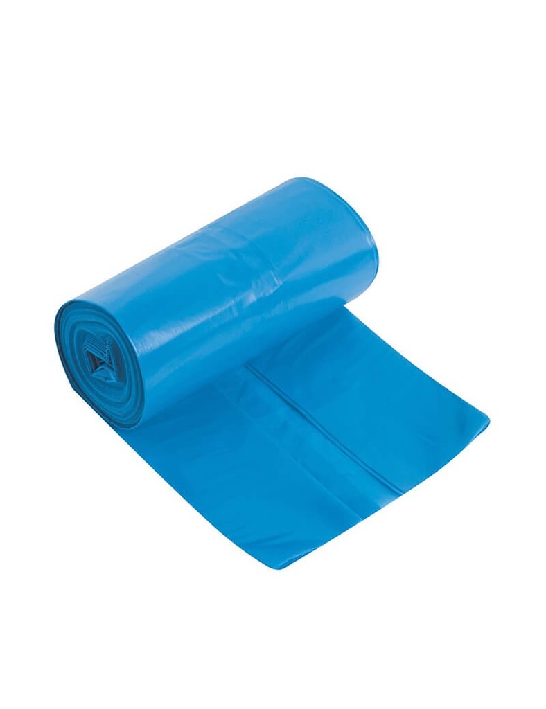 Sacco azzurro piccolo rotolo 48 x 55cm - lt.25 WastO
