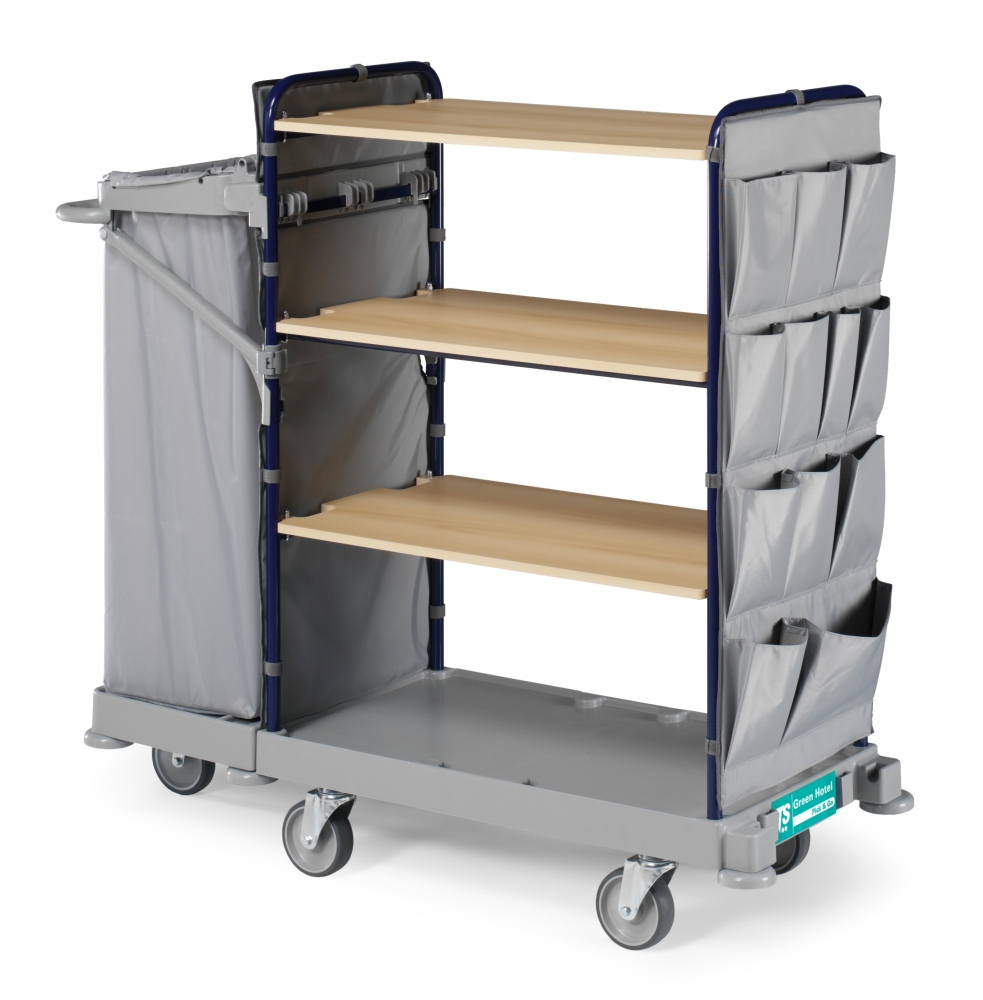 Carrello green hotel 924 completo di schienale e sacco