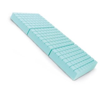 Materasso antidecubito ignifugo a 3 sezioni 195x80x14 cm