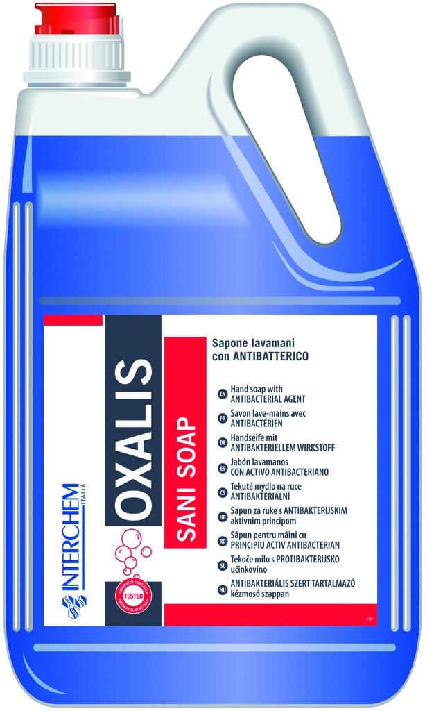 Sapone liquido igienizzante Oxalis Sani soap lt.5