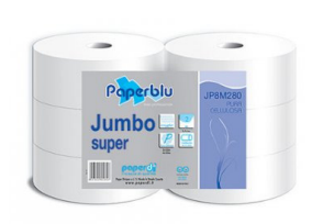 Carta igienica jumbo maxi 287mt pura cellulosa