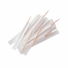 Stuzzicadenti imbustati singolarmente 200 pz