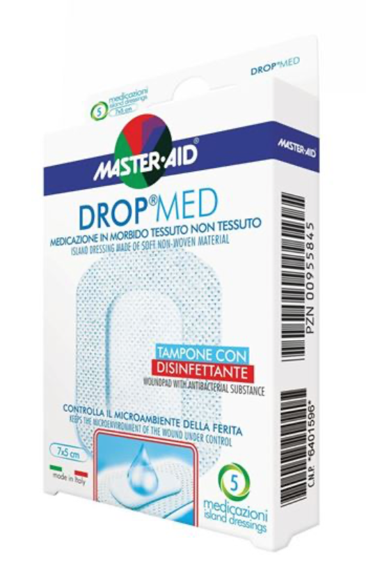Cerotto medicato sterile 5 x 7 cm Master-Aid Drop