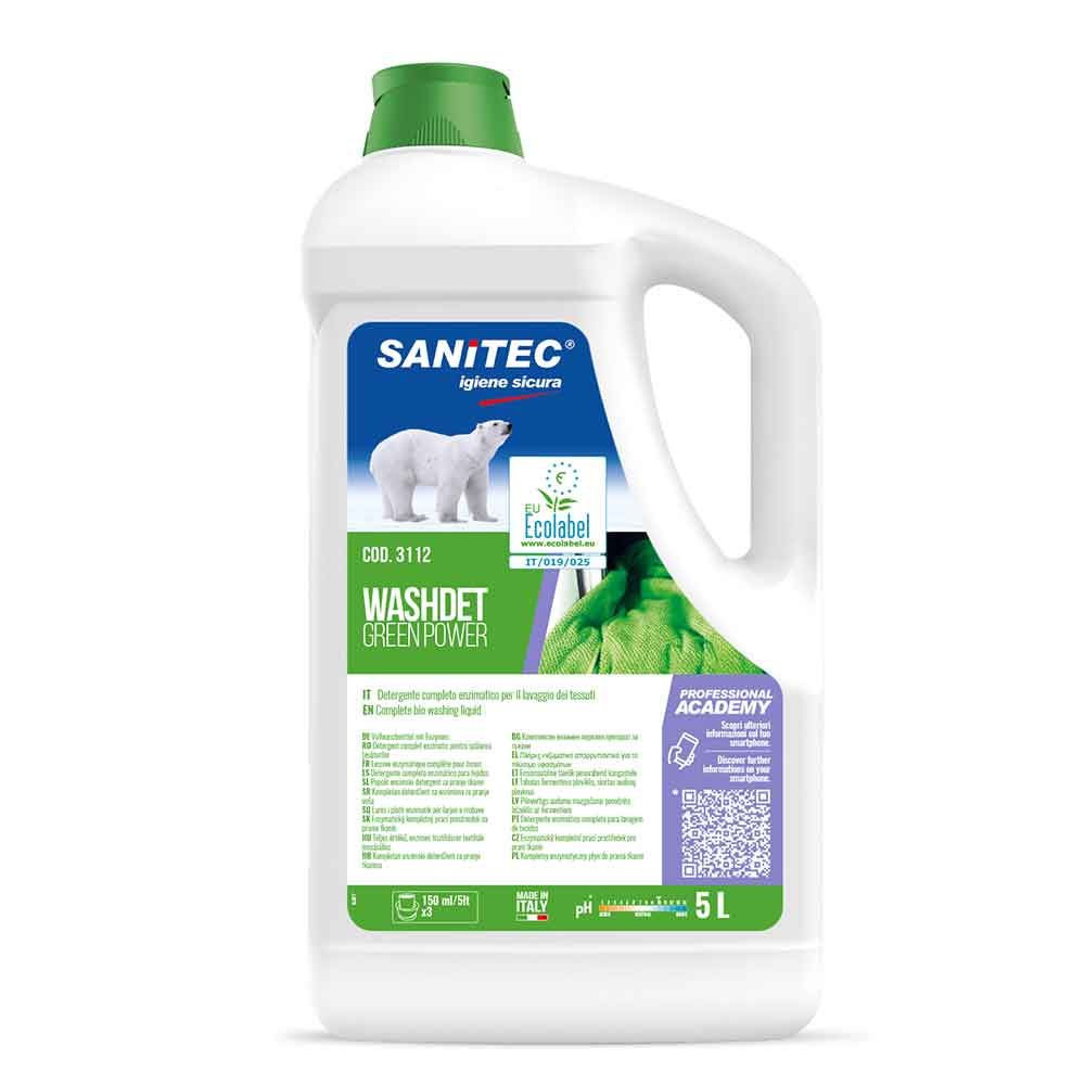 Washdet Green Power detergente lavatrice lt.5