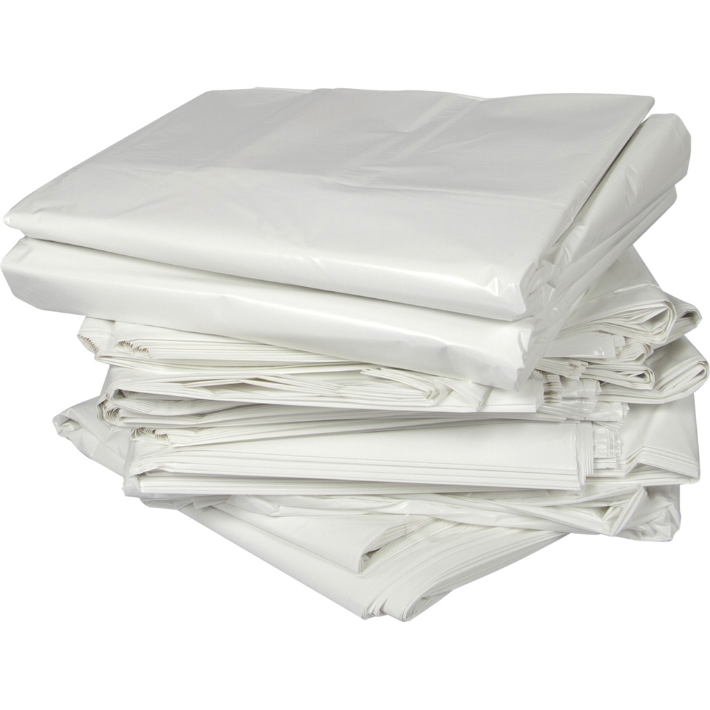 Sacco rifiuti in plastica bianco 110x80cm 85 LT - 140 GR scatola 100pz