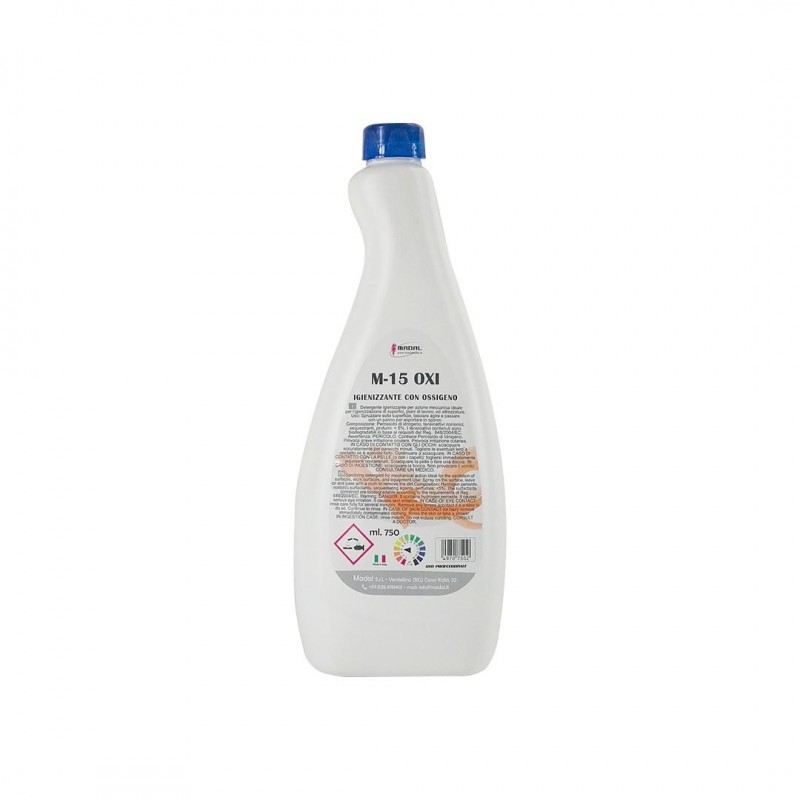 M15 Oxi det.igienizzante con ossigeno 750ml