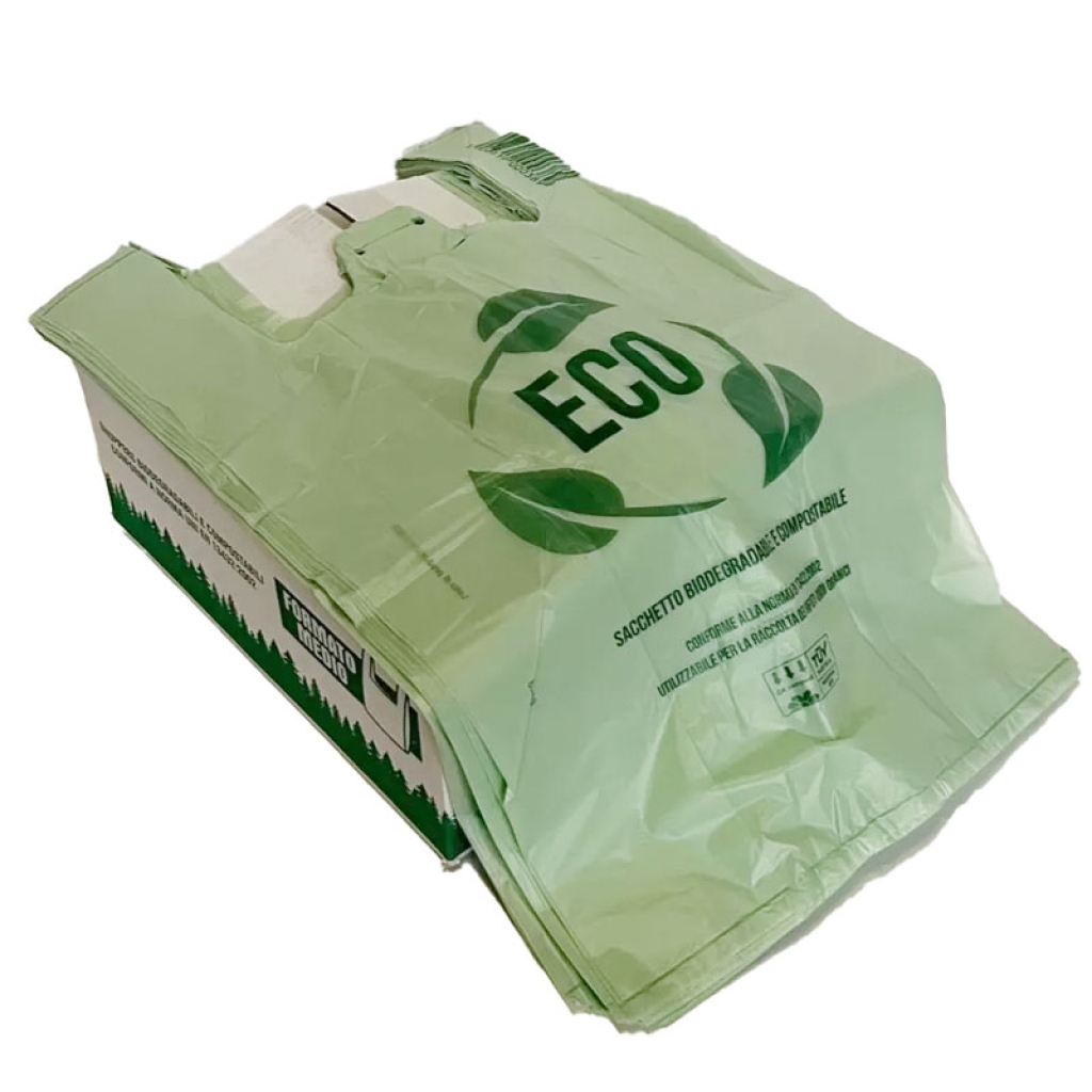 Borse in plastica medie per trasporto 30x60cm bio conf.500pz