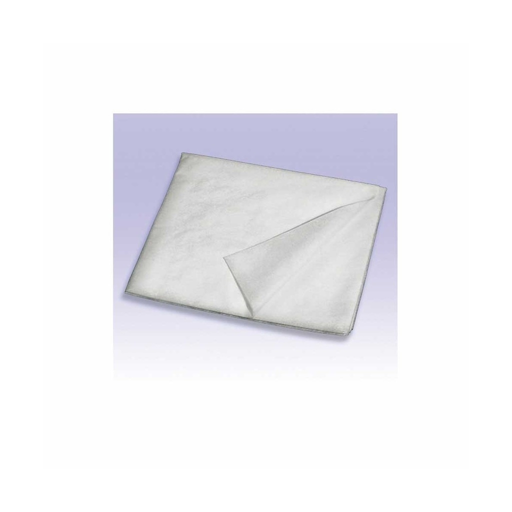 Lenzuolo pediatrico in tnt spunbond bianco 70 x 120 cm