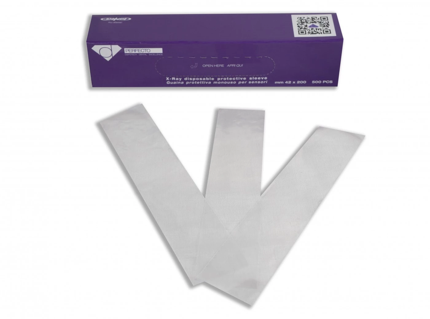 Perfecto Sleeve guaina protettiva sensore X-Ray 10x2,5cm conf.500pz