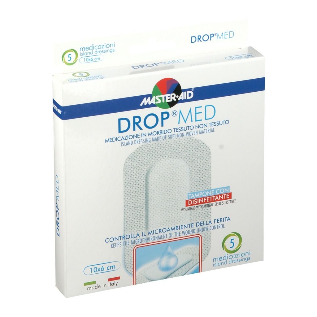 Cerotto adesivo sterile 10 x 6 cm Master-Aid Drop
