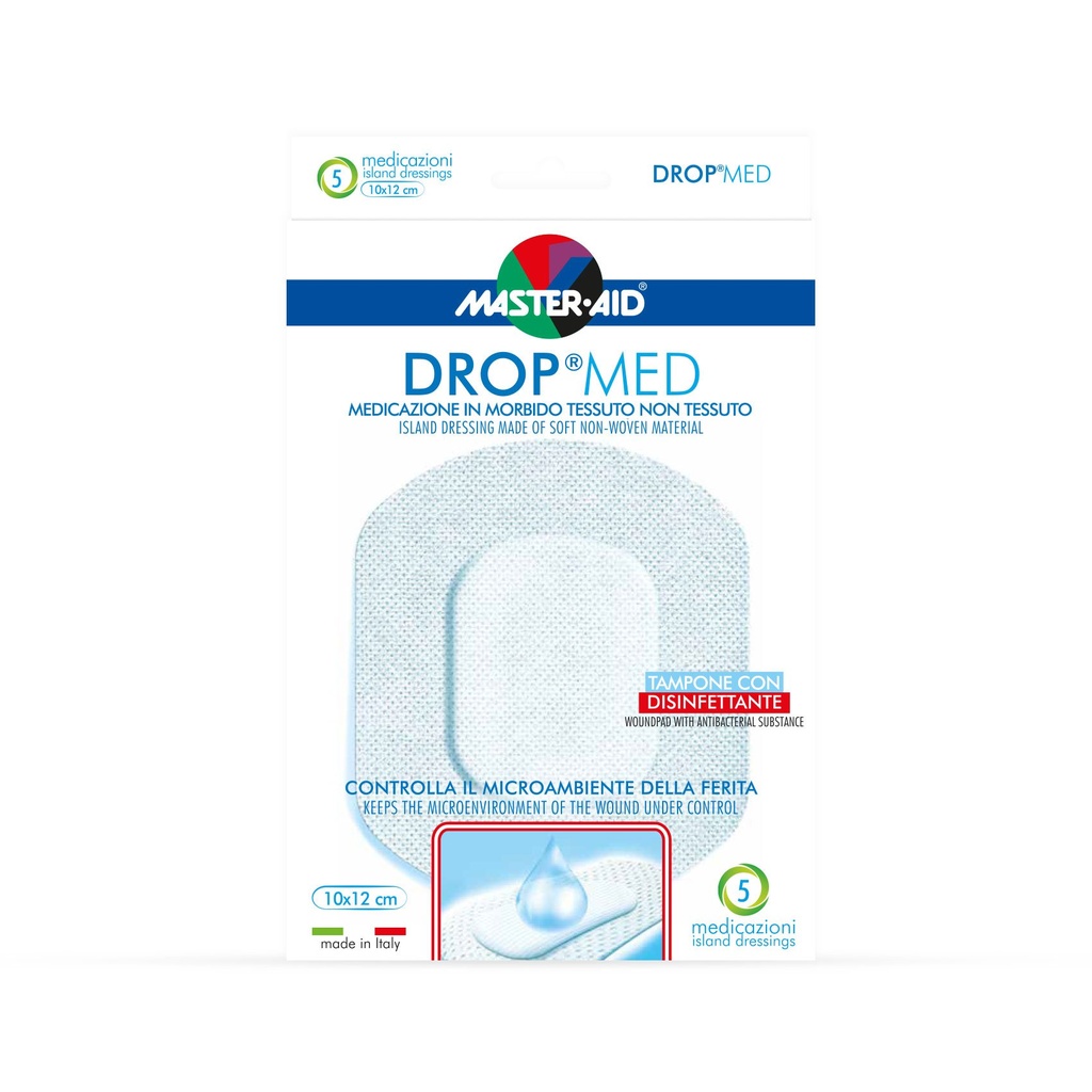 Cerotto adesivo sterile 10 x 12 cm Master-Aid Drop