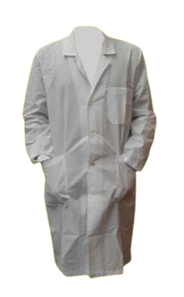 Camice medico uomo "Viola" 100% cotone - Bianco