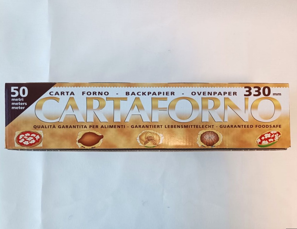 Carta da forno con dispencer h.330 50 mt
