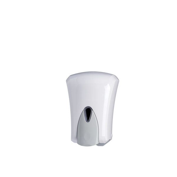 Distributore di sapone liquido 1 lt in abs bianco mod. Wave
