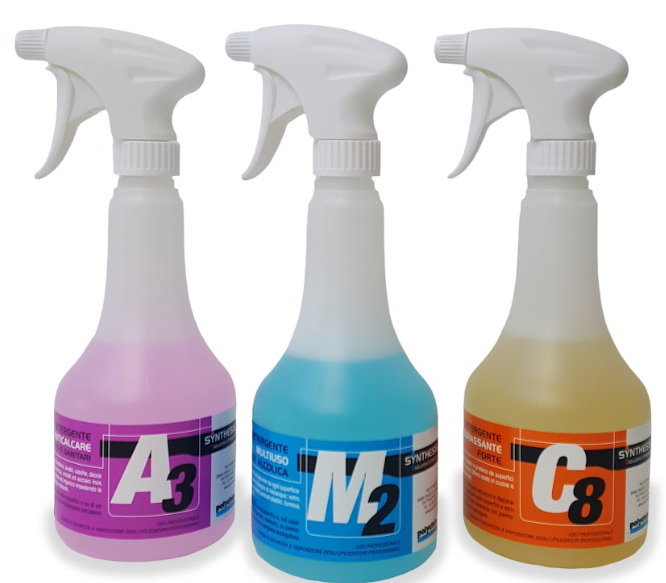 Detergente S4 sanificante profumato per pavimenti lt.1,5