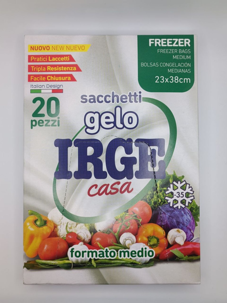Sacchetti gelo 23x38 cm conf.20pz
