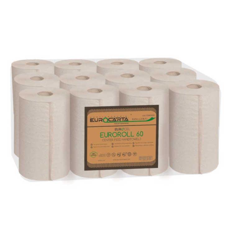 Rotolo asciugamano maxi 60 metri eco Eurocel 2 veli
