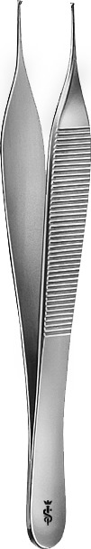 PINZETTA DISSEZ. MICRO-ADSON 1X2D. 120MM